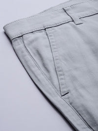 The Indian Garage Co Men Blue Slim Fit Chinos Trousers