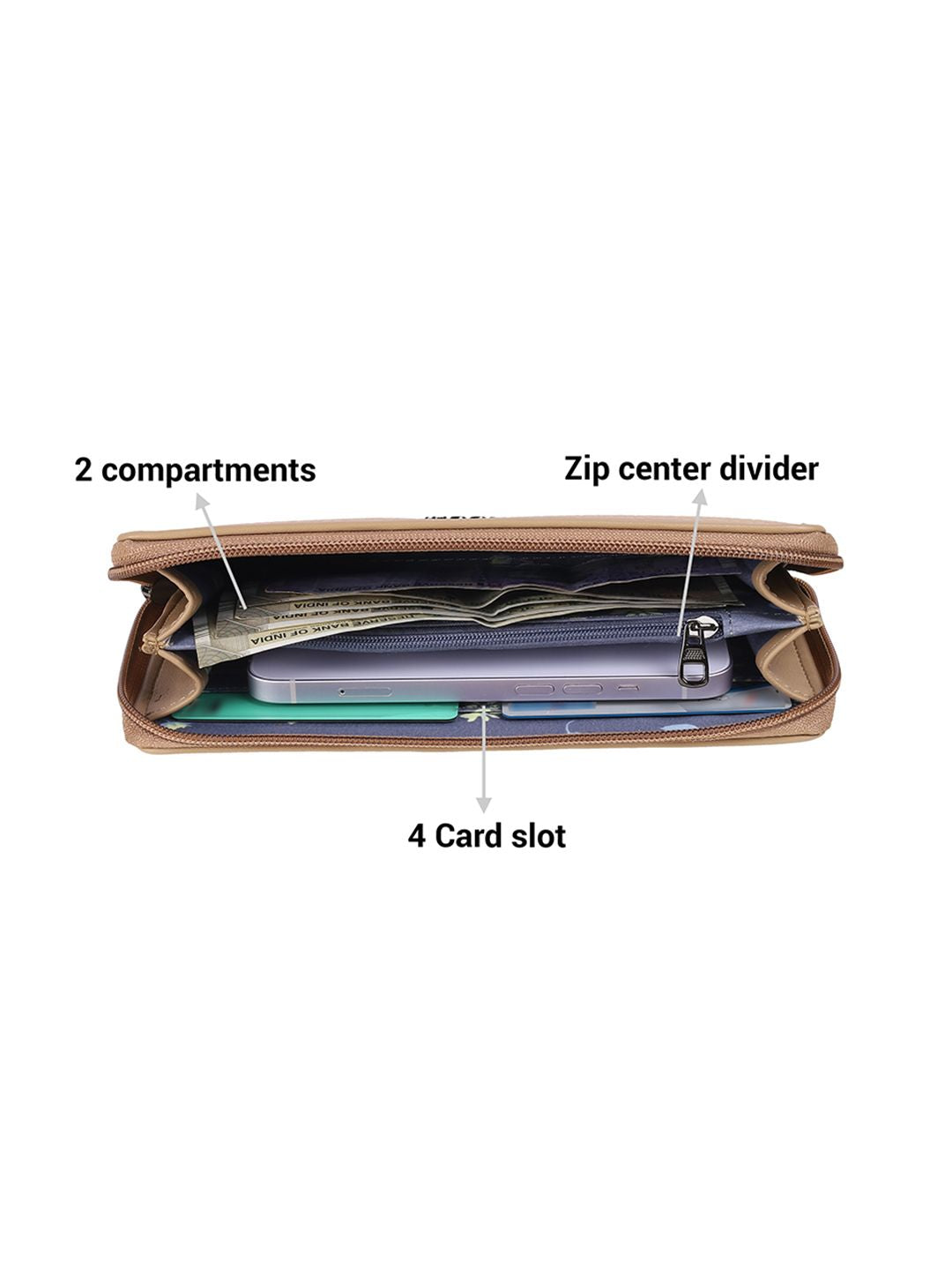 Mochi Women Zip Around Women Wallet