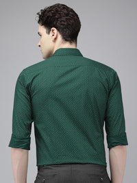 Park Avenue Pure Cotton Slim Fit Printed Formal Shirt