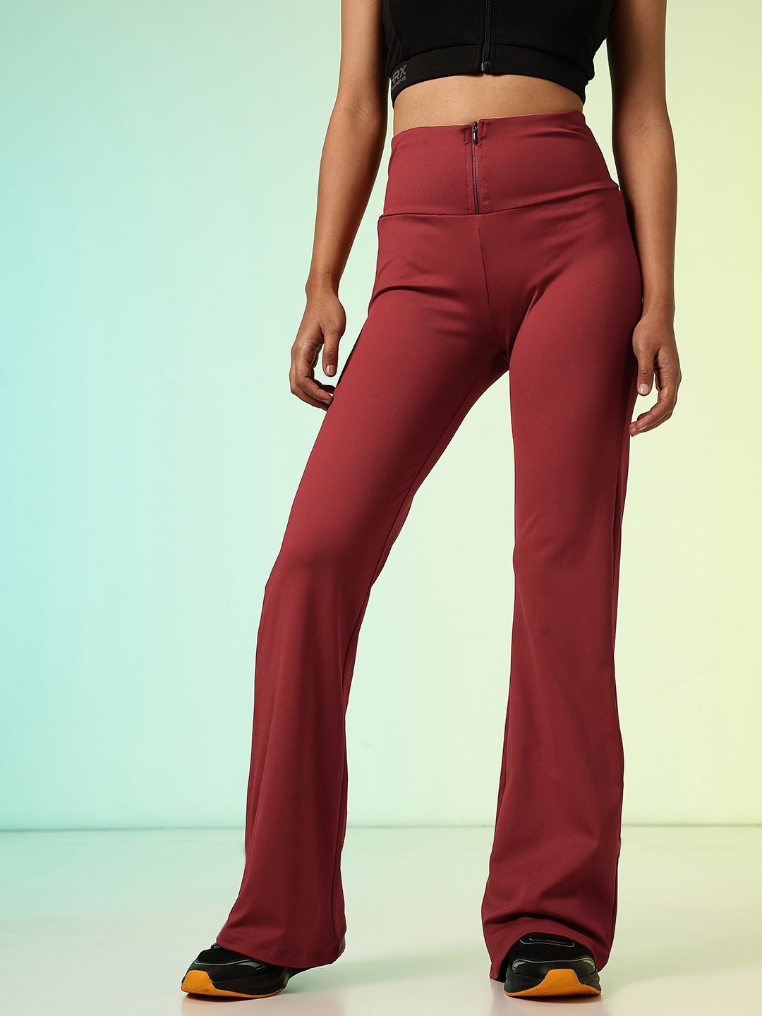HRX by Hrithik Roshan Women Bootcut Rapid-Dry Training Tights