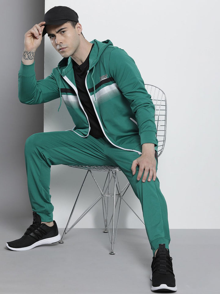 The Indian Garage Co Men Geometric Printed Tracksuit