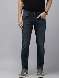 SPYKAR Men Slim Fit Low-Rise Light Fade Stretchable Jeans