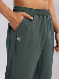 HRX by Hrithik Roshan Men Typography Print Detail Mid-Rise Rapid-Dry Running Track Pants