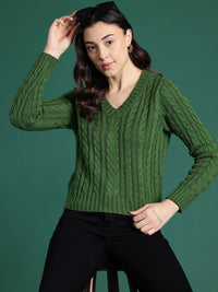 DressBerry Cable Knit Pullover