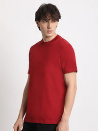 THE BEAR HOUSE Round Neck Pure Cotton Relaxed Fit T-shirt