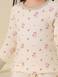 YK Kids Printed Pure Cotton T-shirt With Joggers