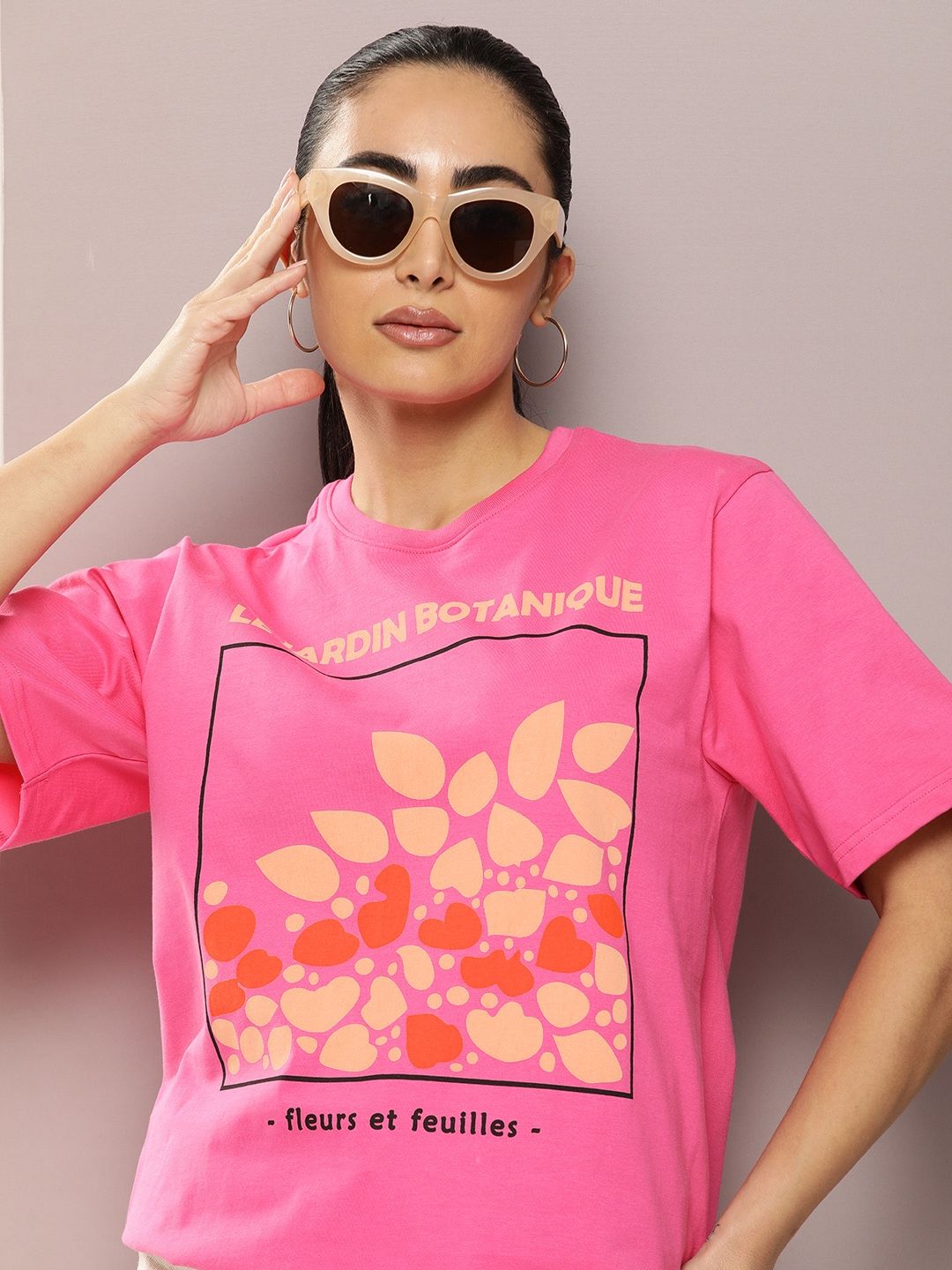 DILLINGER Graphic Printed Oversized Pure Cotton T-shirt