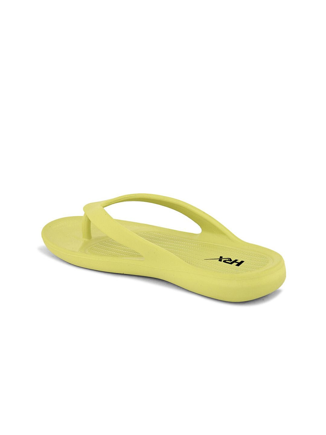 HRX by Hrithik Roshan Women Lime Green Textured Thong Flip-Flops