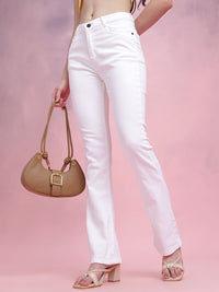DressBerry Women Bootcut Mid-Rise Stretchable Jeans