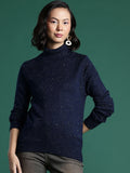 DressBerry Turtle Neck Speckled Sweaters