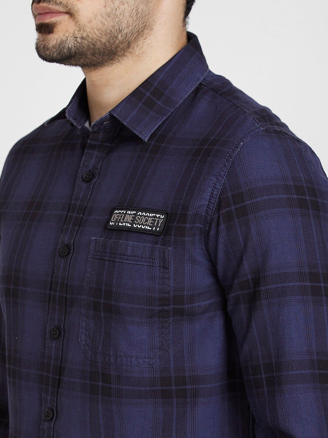 SPYKAR Classic Tartan Checked Casual Cotton Shirt