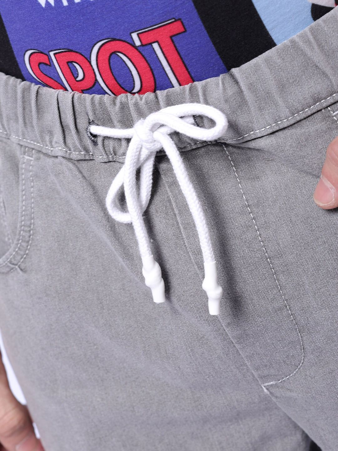 The Indian Garage Co Men Light Fade Stretchable Cargo Jogger Jeans