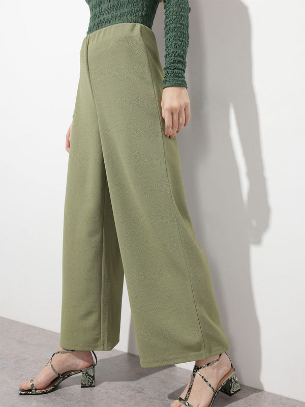 Dressberry 9 hingga 5 Edit seluar kaki lebar groovy