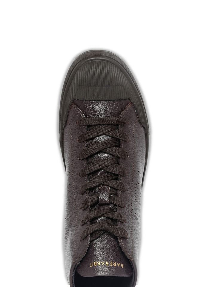 RARE RABBIT Men Sauron Hi Pro Leather Sneakers