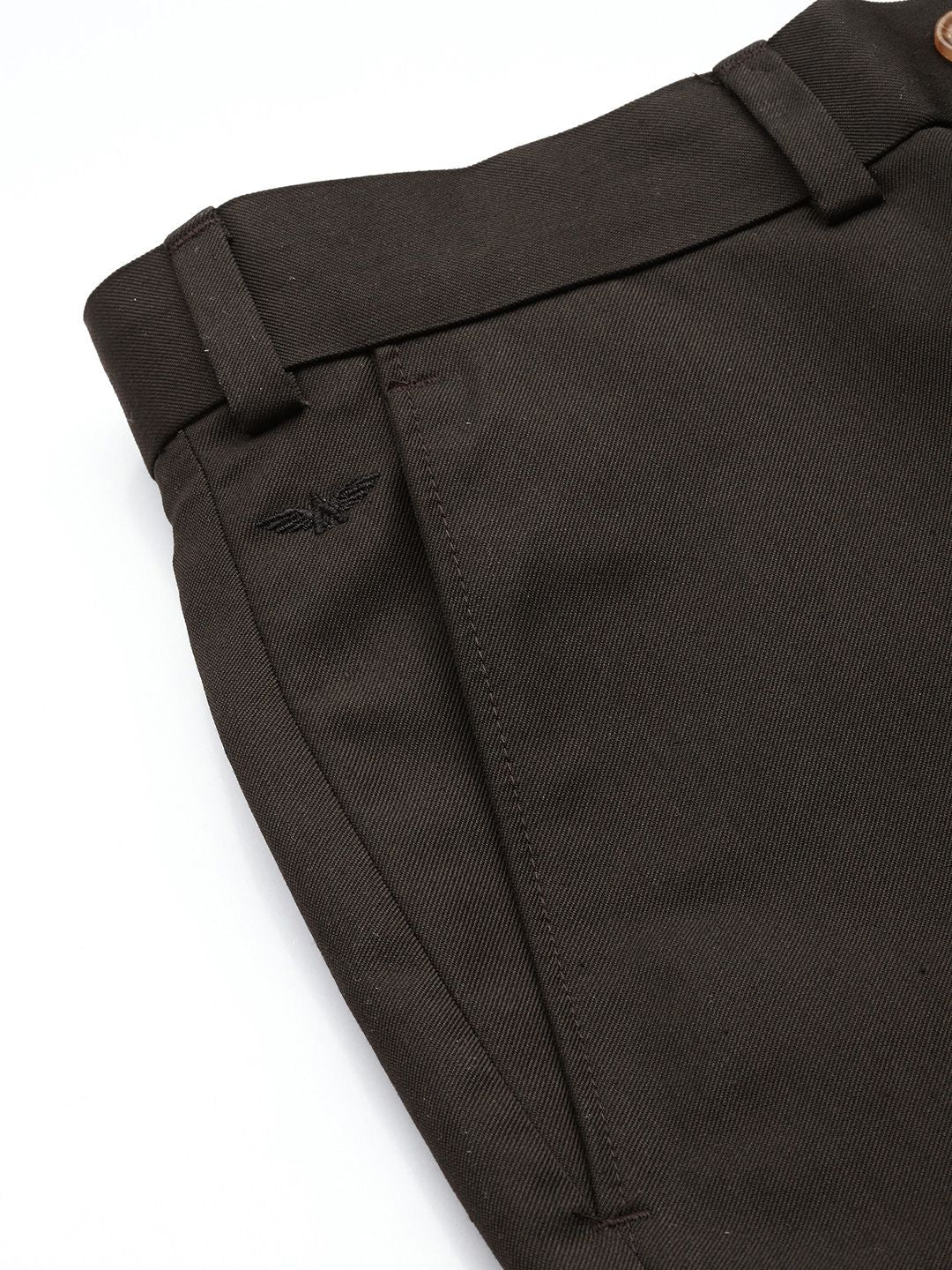 Park Avenue Men Solid Formal Trousers