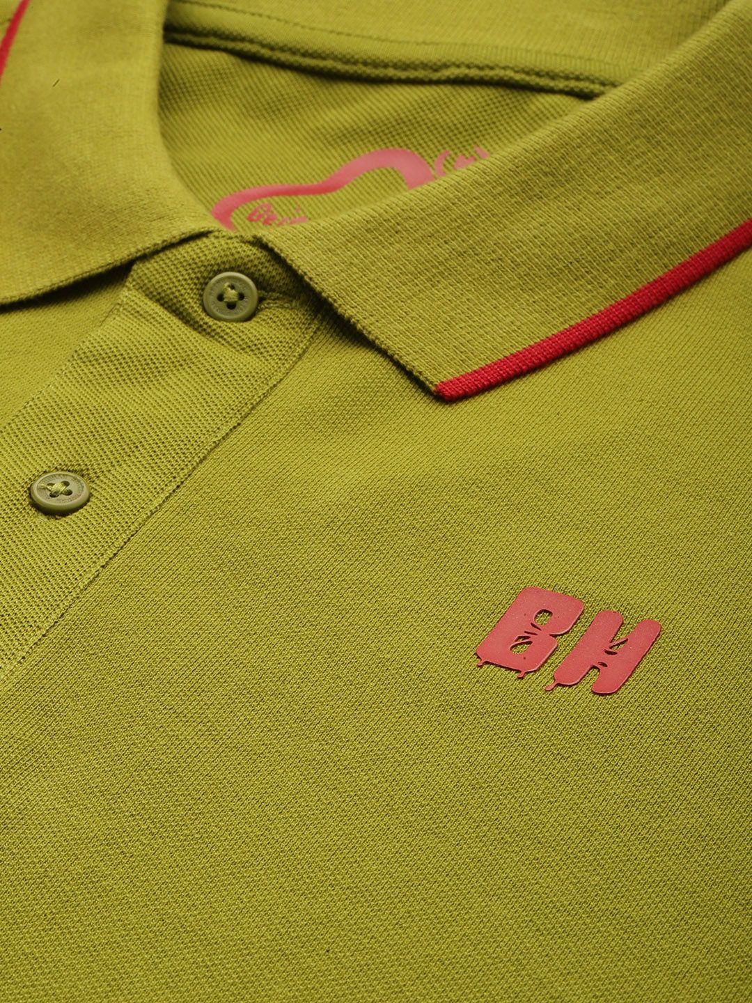 Being Human Polo Collar Pure Cotton T-shirt