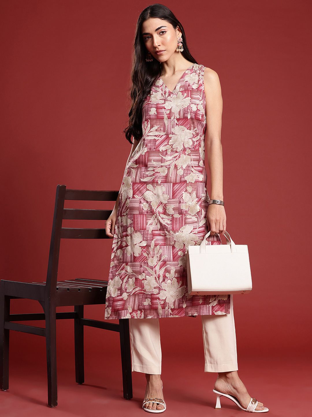 Anouk Women Ethnic Motifs Printed Kurta