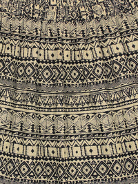 Gerua By Libas Women Cream-Coloured  Black Printed Kurta with Skirt