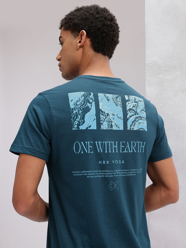 HRX oleh Hrithik Roshan Grafik & Tipografi Cetak T-Shirt Yoga Biasa