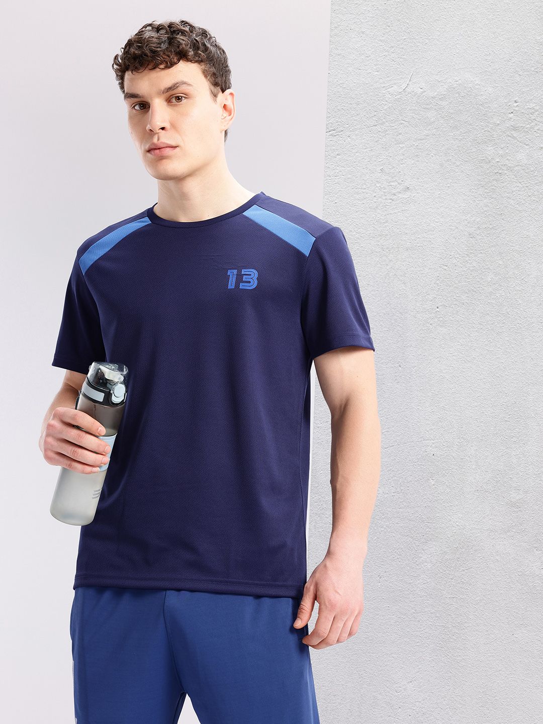 HRX by Hrithik Roshan Typography Printed Detail Regular Fit Rapid-Dry Running T-shirt
