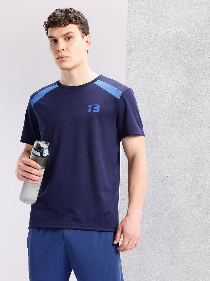 HRX by Hrithik Roshan Typography Printed Detail Regular Fit Rapid-Dry Running T-shirt