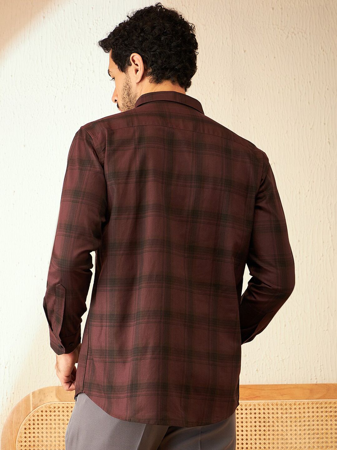 DENNISON Smart Checked Casual Shirt