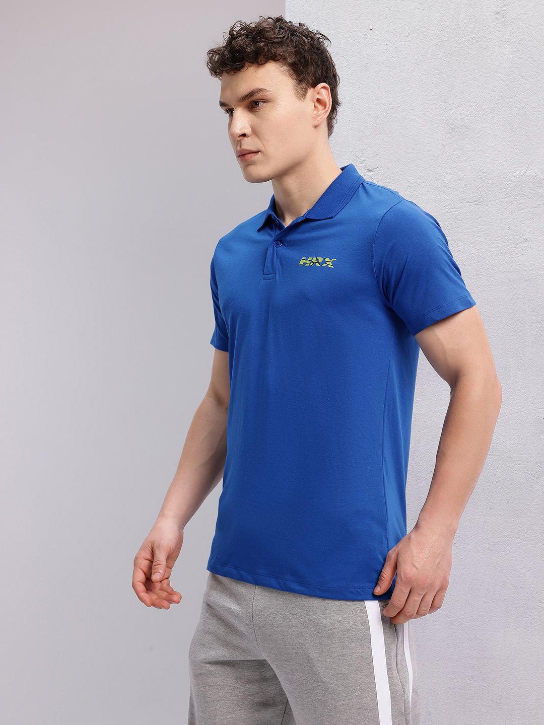 HRX by Hrithik Roshan Lifestyle Polo Collar T-shirt