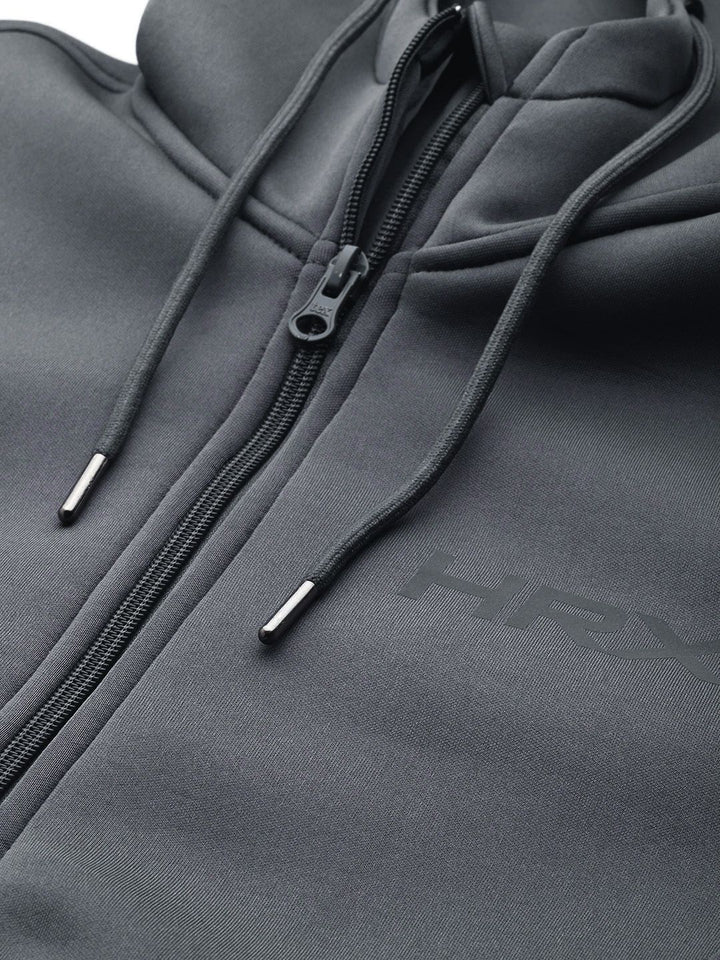 HRX by Hrithik Roshan Reflective Strip Rapid-Dry Hooded Training Jacket