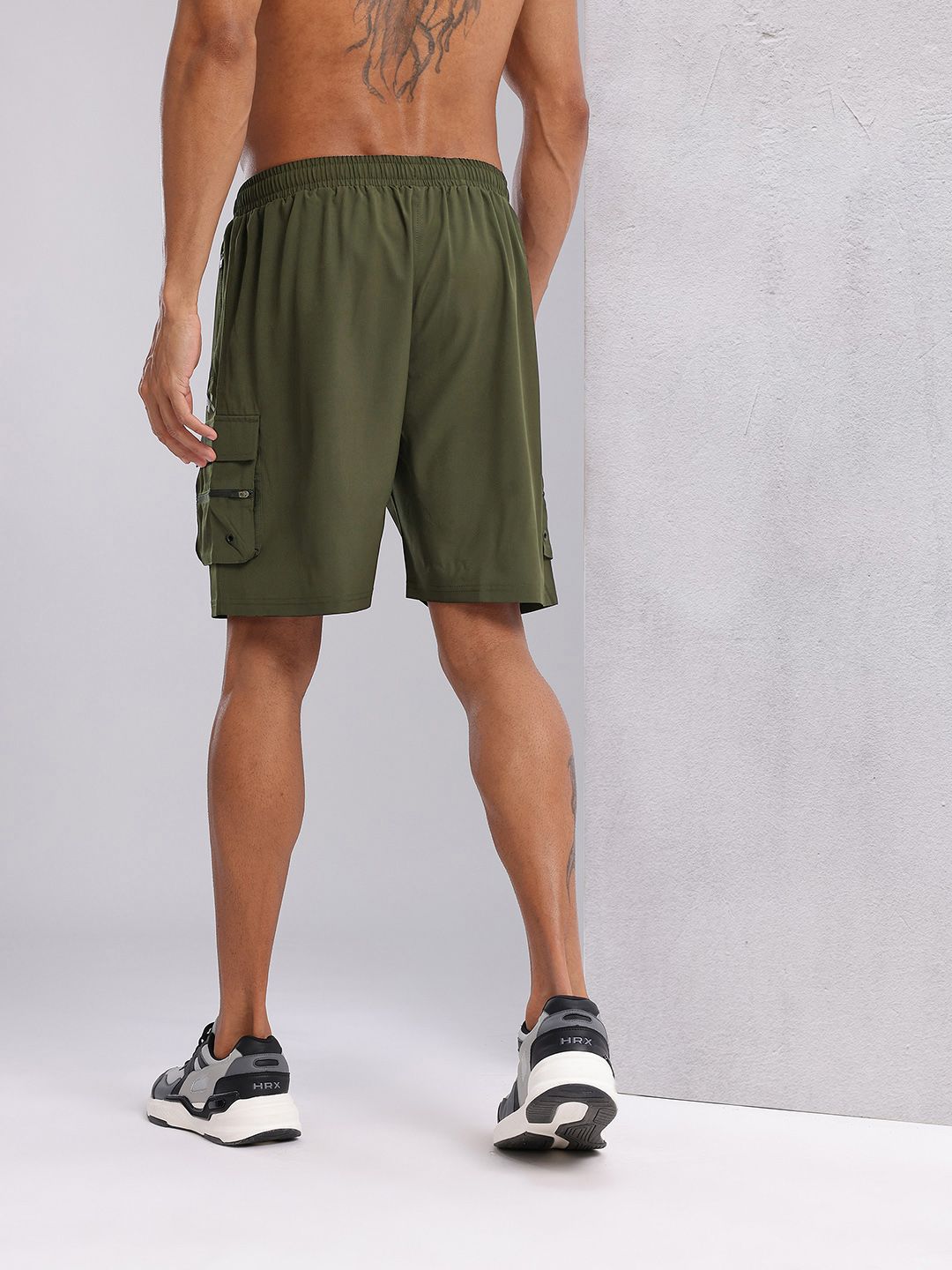 HRX by Hrithik Roshan Men Training Shorts with Utility Pockets