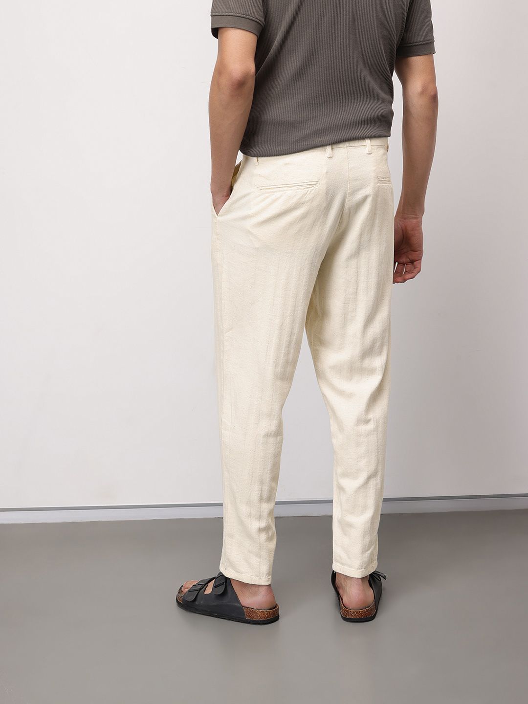 ether Kora Men Cotton Regular Trousers