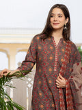 KALINI Floral Printed Sequinned Straight Kurta With Trousers & Dupatta