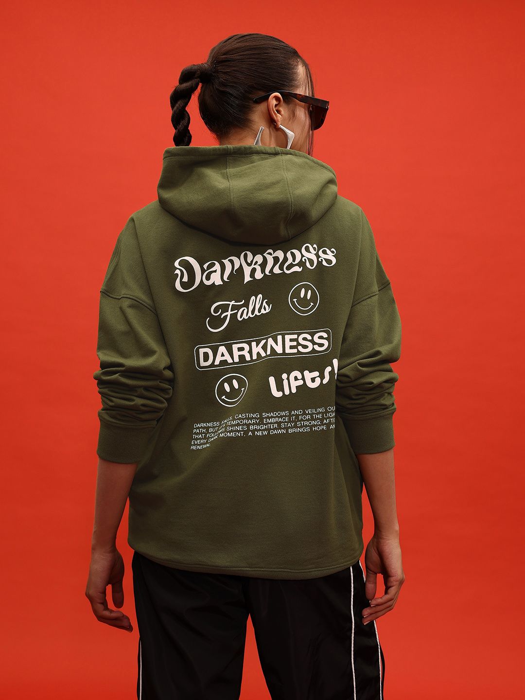 DressBerry Hooded Relaxed Sweatshirt