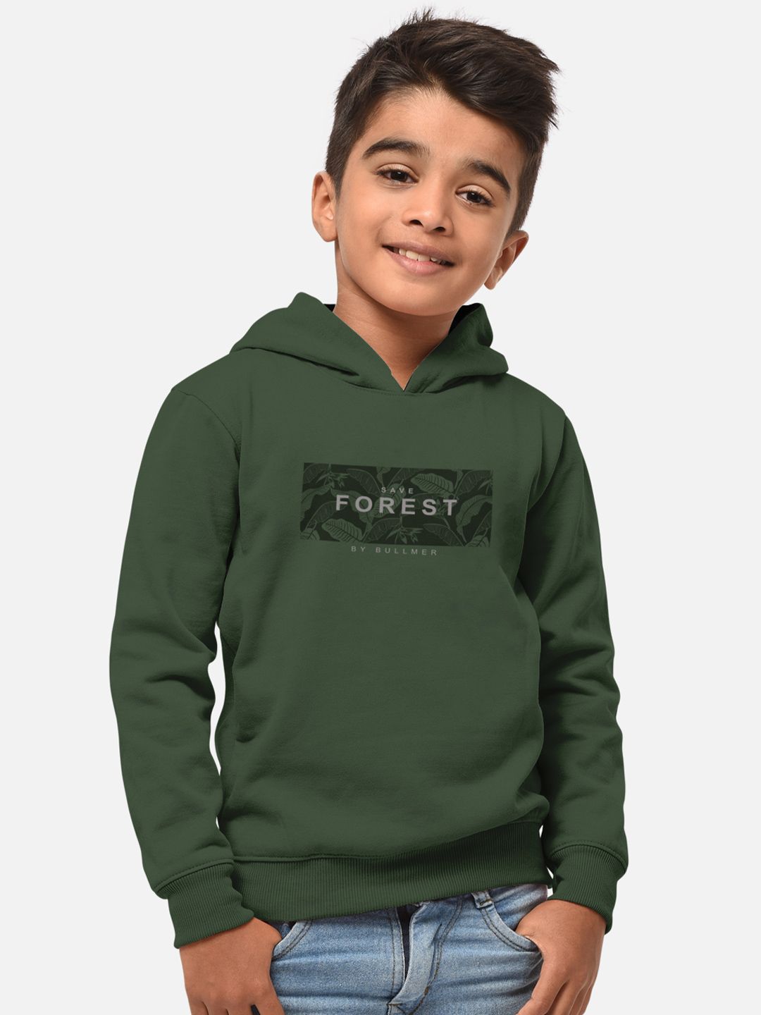 HELLCAT Boys Printed Hodded T-shirt With Jogger