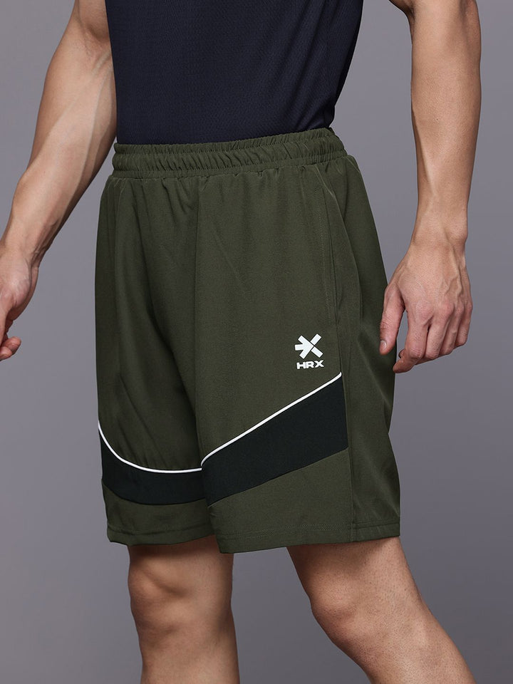 HRX by Hrithik Roshan Men Striped Detail Casual Shorts
