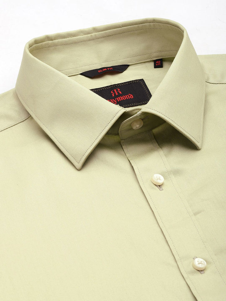 Raymond Pure Cotton Slim Fit Opaque Formal Shirt