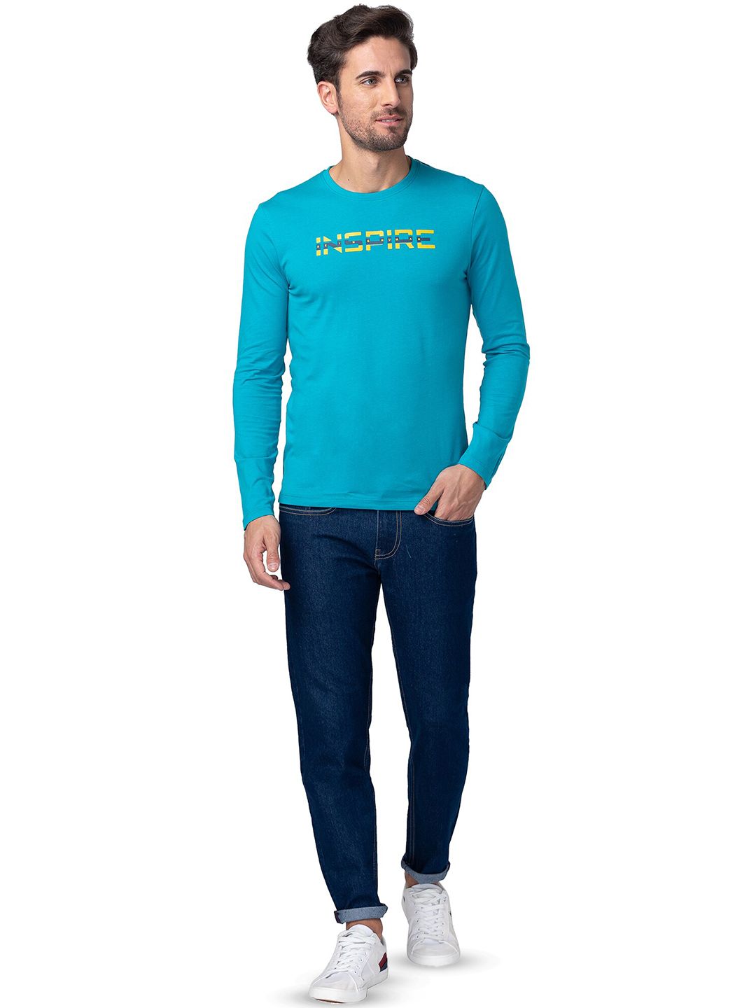 Being Human Typography Printed Round Neck T-Shirt