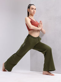 HRX by Hrithik Roshan Women Typography Print Yoga Track Pants