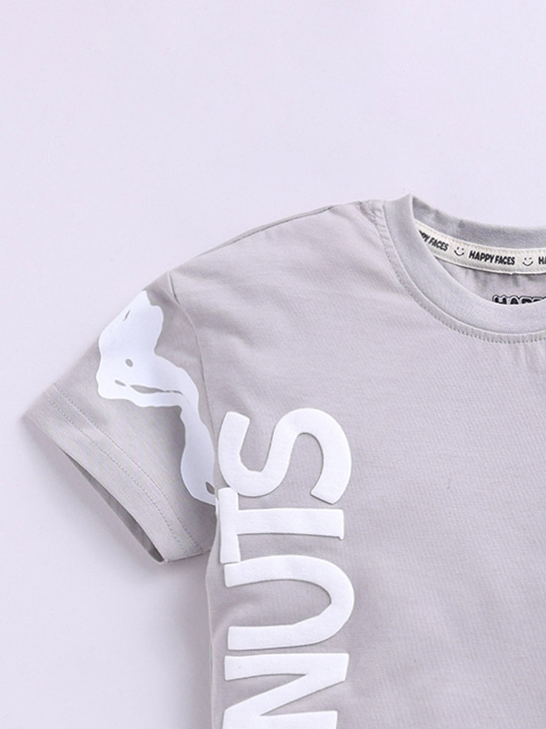 Happy Faces Kids Boys Snoopy Printed Pure Cotton T-Shirt