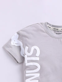 Happy Faces Kids Boys Snoopy Printed Pure Cotton T-Shirt