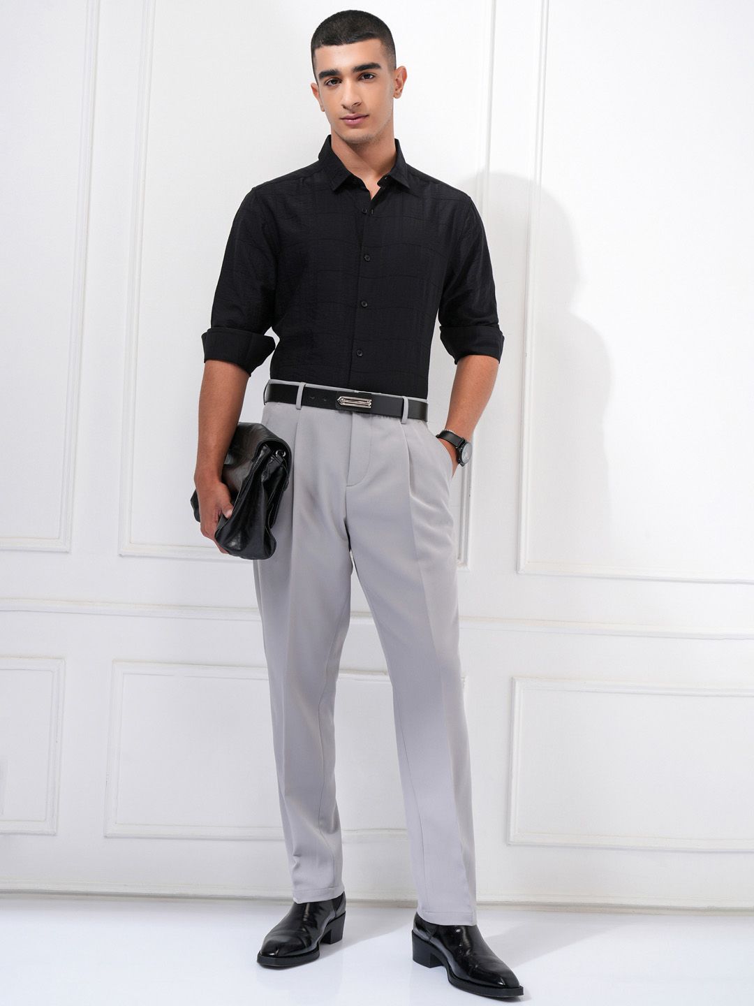 HIGHLANDER Men Easy Wash Trousers