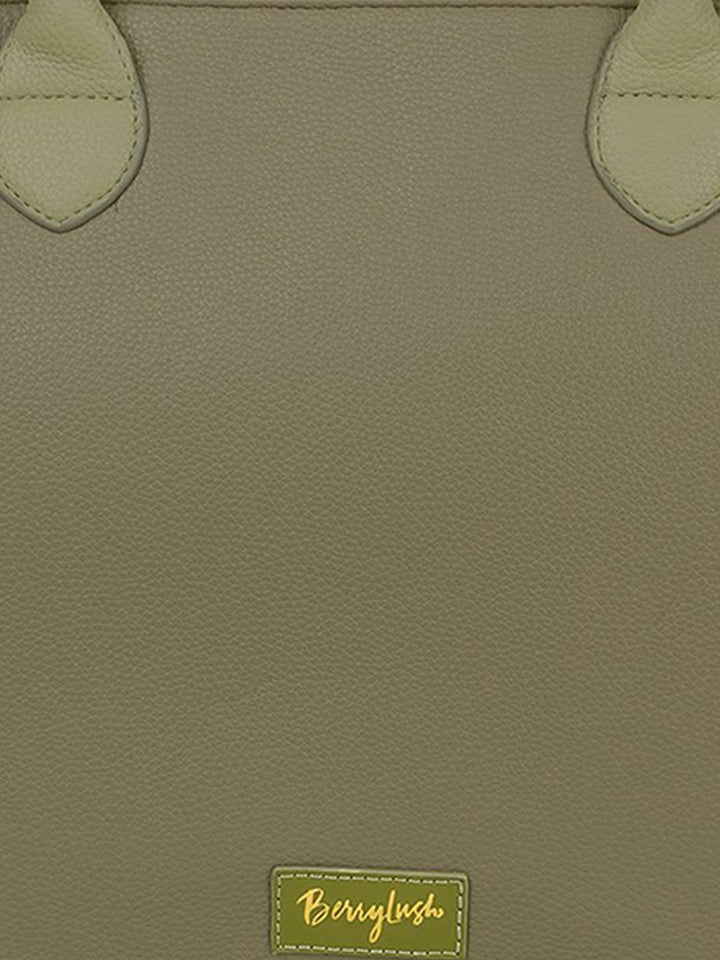 Berrylush Women's Structured Handheld Bag with Applique