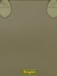 Berrylush Women's Structured Handheld Bag with Applique