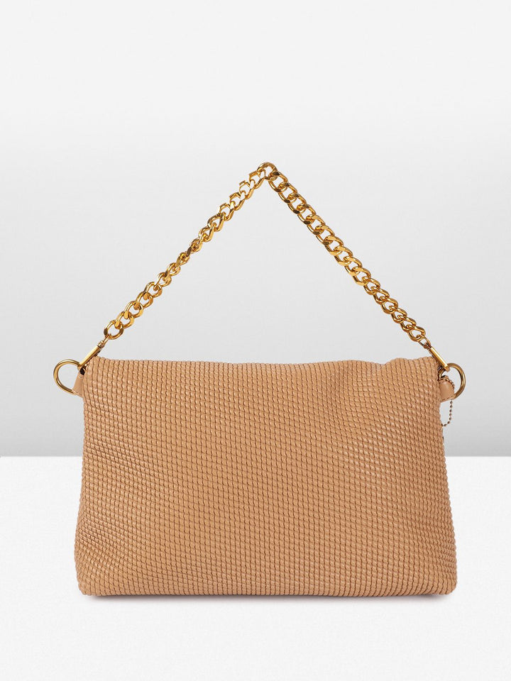 DressBerry Textured Structured Handheld Bag