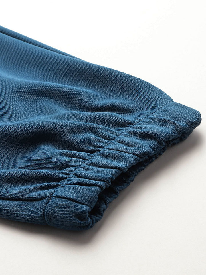 HRX by Hrithik Roshan Men Brand Logo Printed Detail Mid-Rise Rapid-Dry Training Joggers