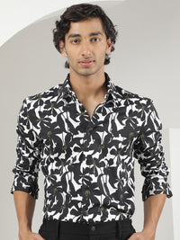 RARE RABBIT Kruela Slim Fit Floral Printed Shirt