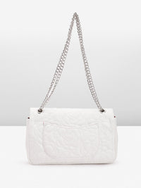 Lino Perros Beg Sling Berstruktur Floral Floral
