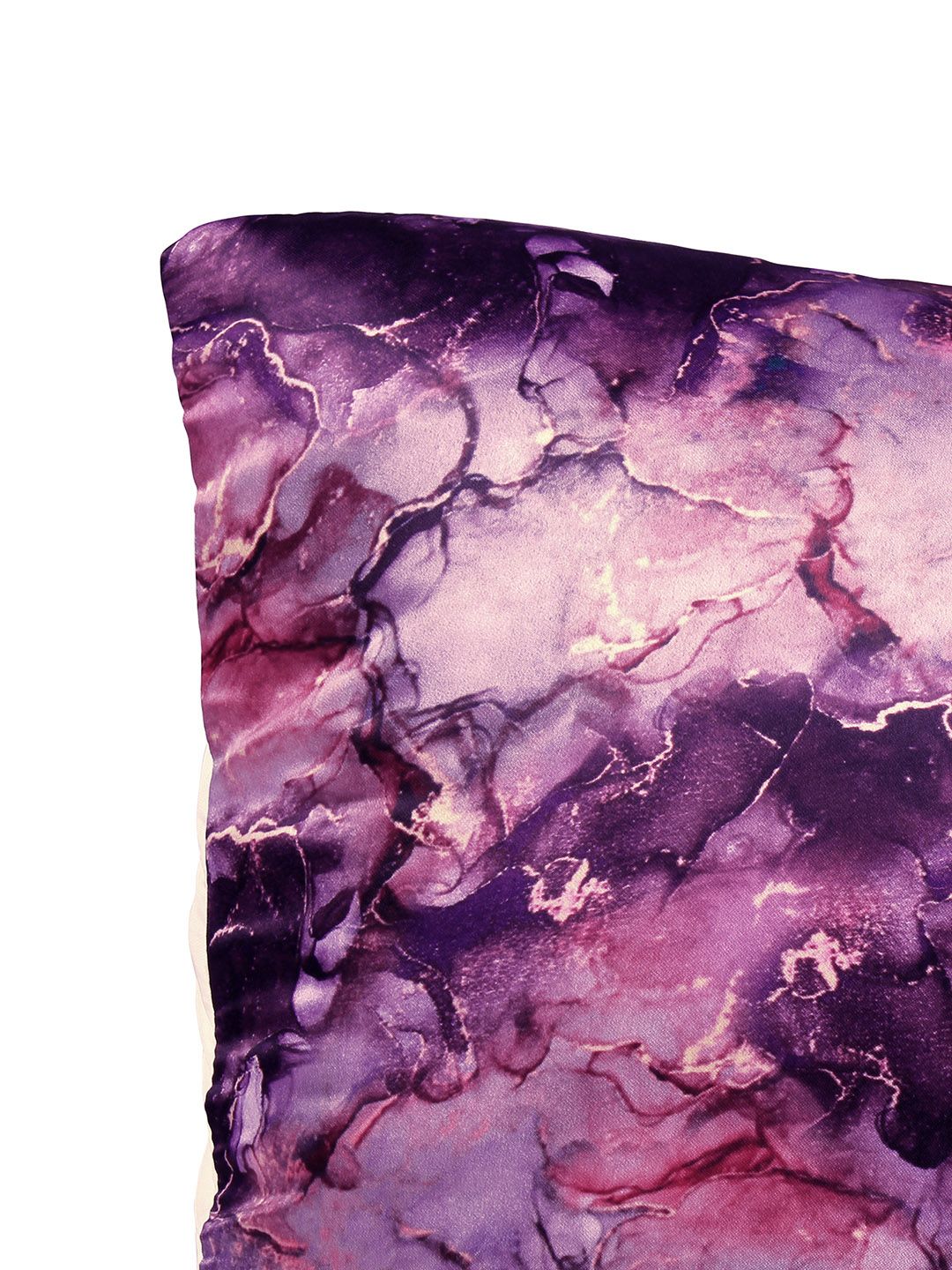 Story@home Navy Blue & Brown 5 Pieces Abstract Square Cushion Covers