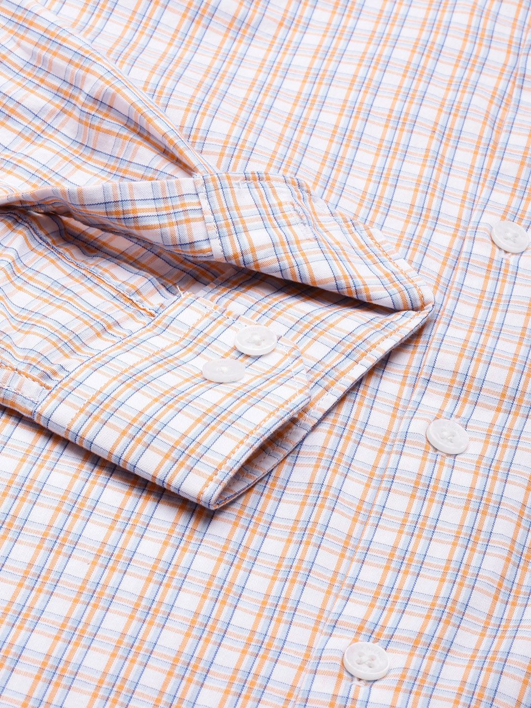 Park Avenue Slim Fit Pure Cotton Checked Casual Shirt