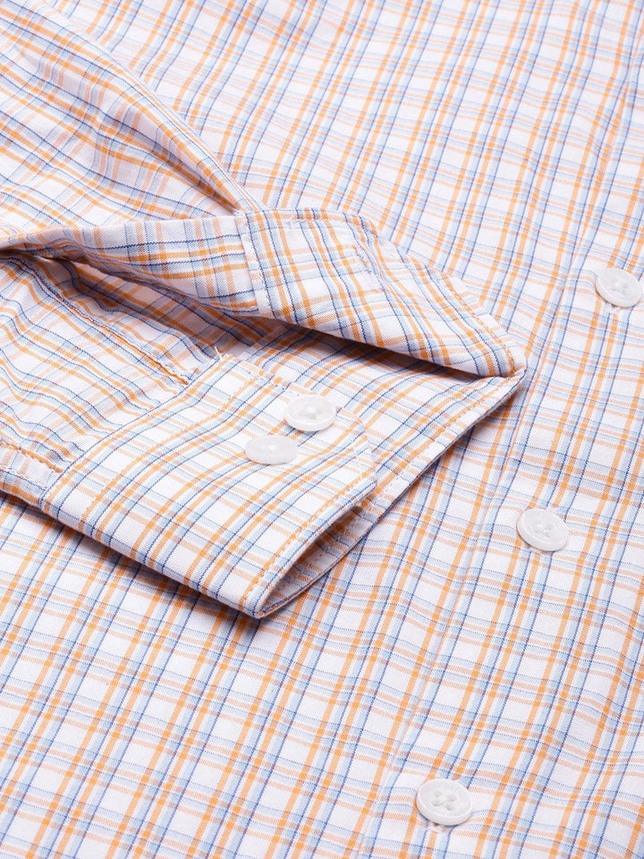 Park Avenue Slim Fit Pure Cotton Checked Casual Shirt