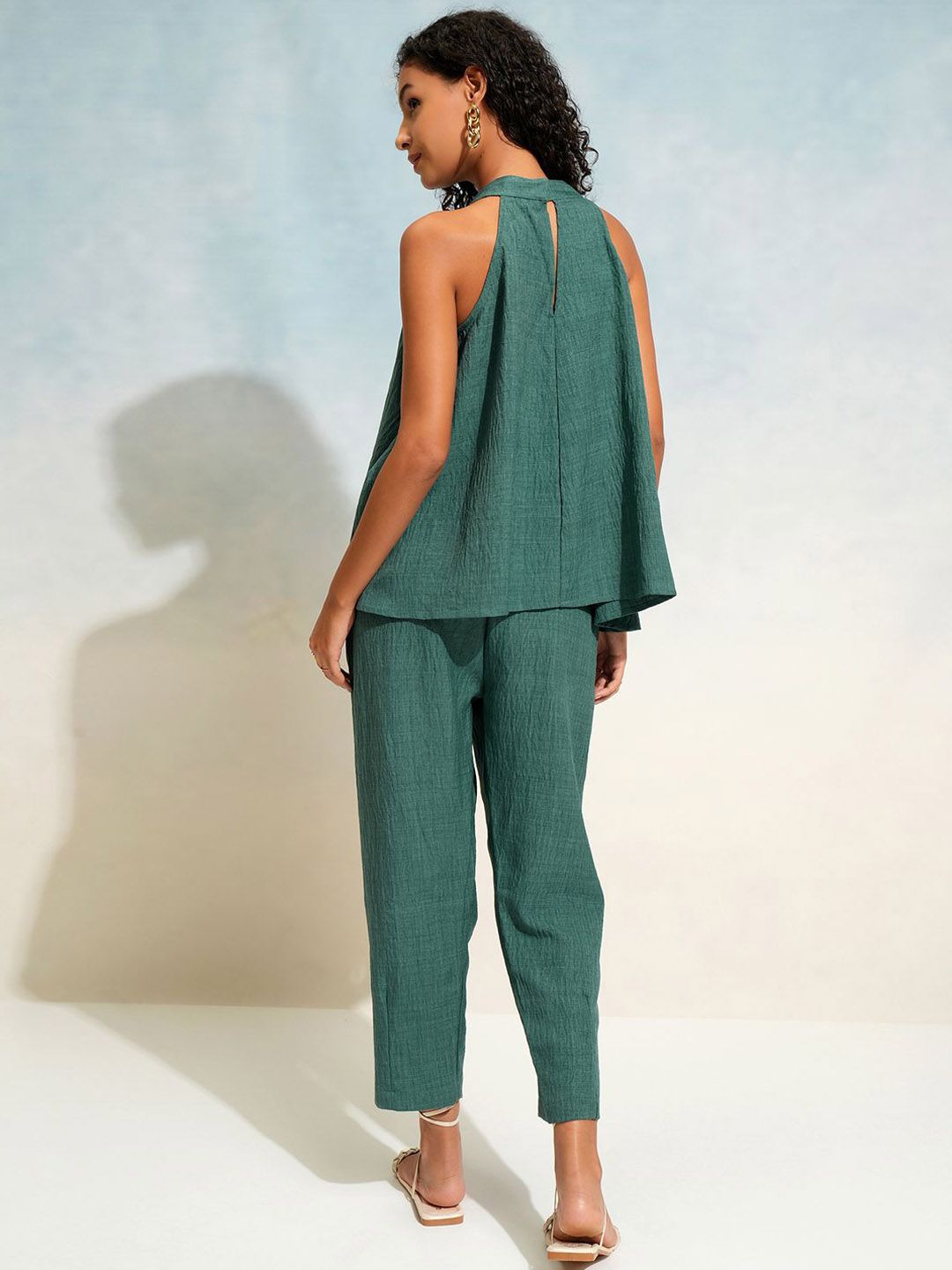 ESPYR By Tokyo Talkies Relaxed Top With  Trouser Co-Ord